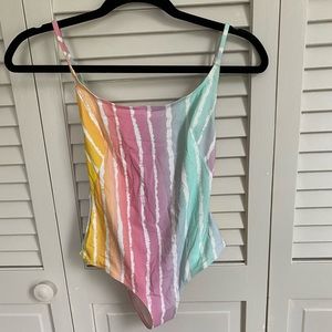 NWT & Other Stories one piece tie dye bathing suit